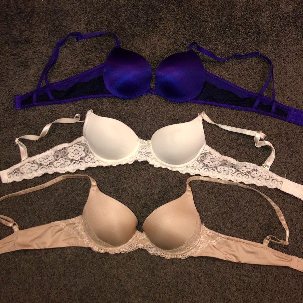 Set of 3 Sexy Bras 34A